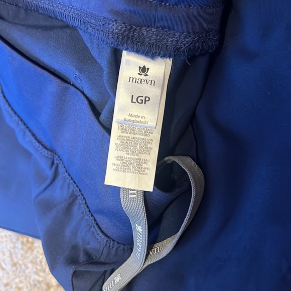 Navy jogger scrubs with drawstring LP - Picture 3 of 5